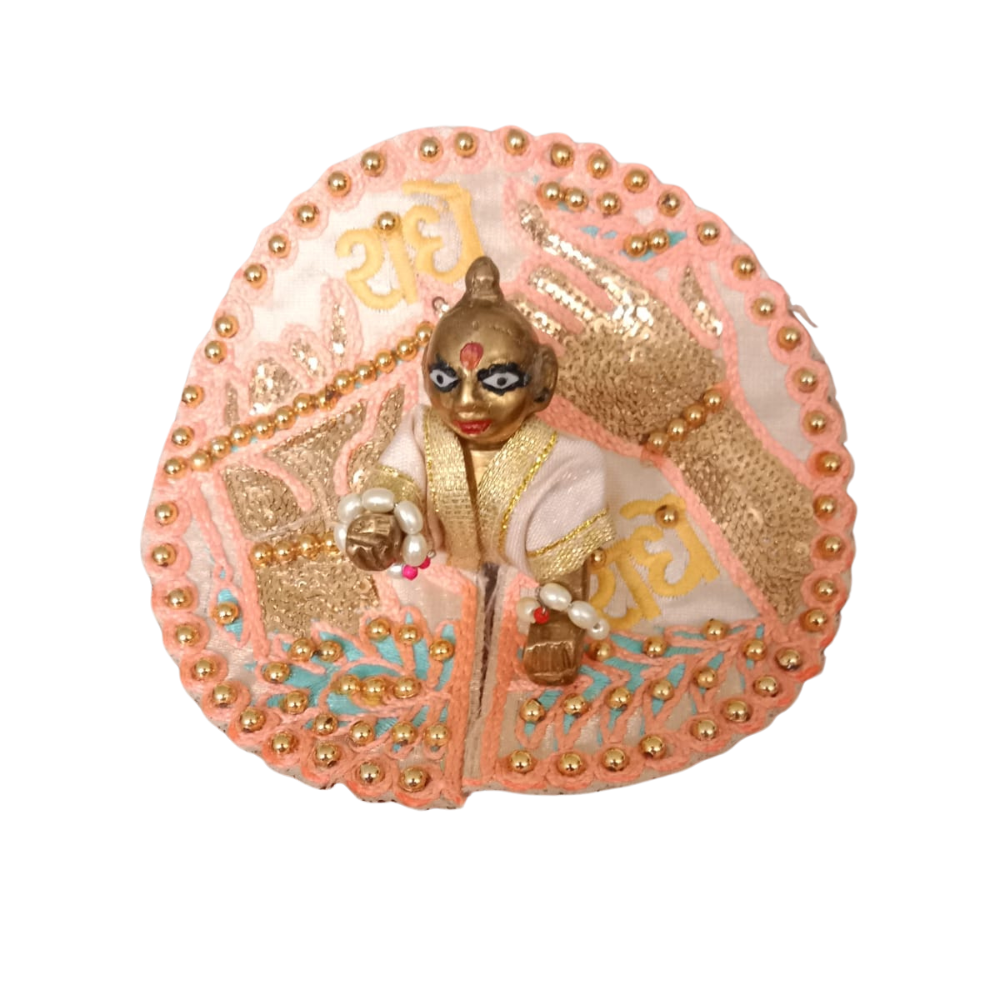 Mahashringar Laddu Gopal Poshak | Orange | Size 1