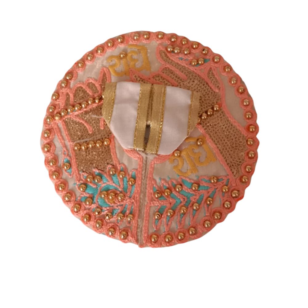 Mahashringar Laddu Gopal Poshak | Orange | Size 1