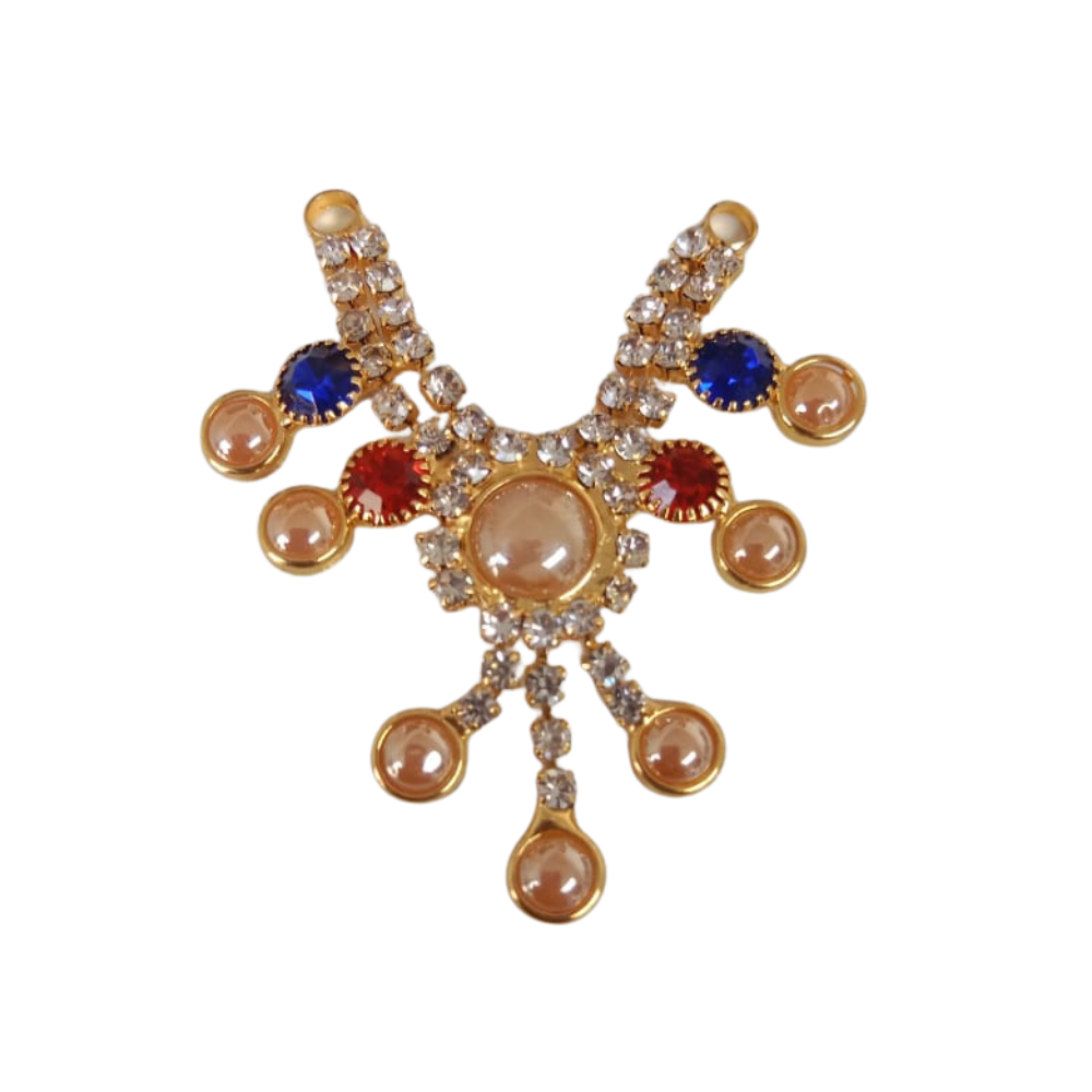 Stone Decorated Kanha JI Mala (4 CM) Deity Ornament