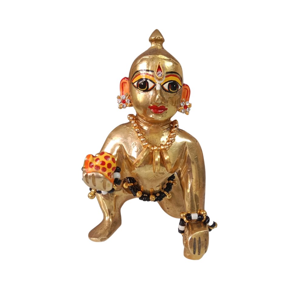 Mahashringar Laddu Gopal Nazariya Set | Size 6,5,4