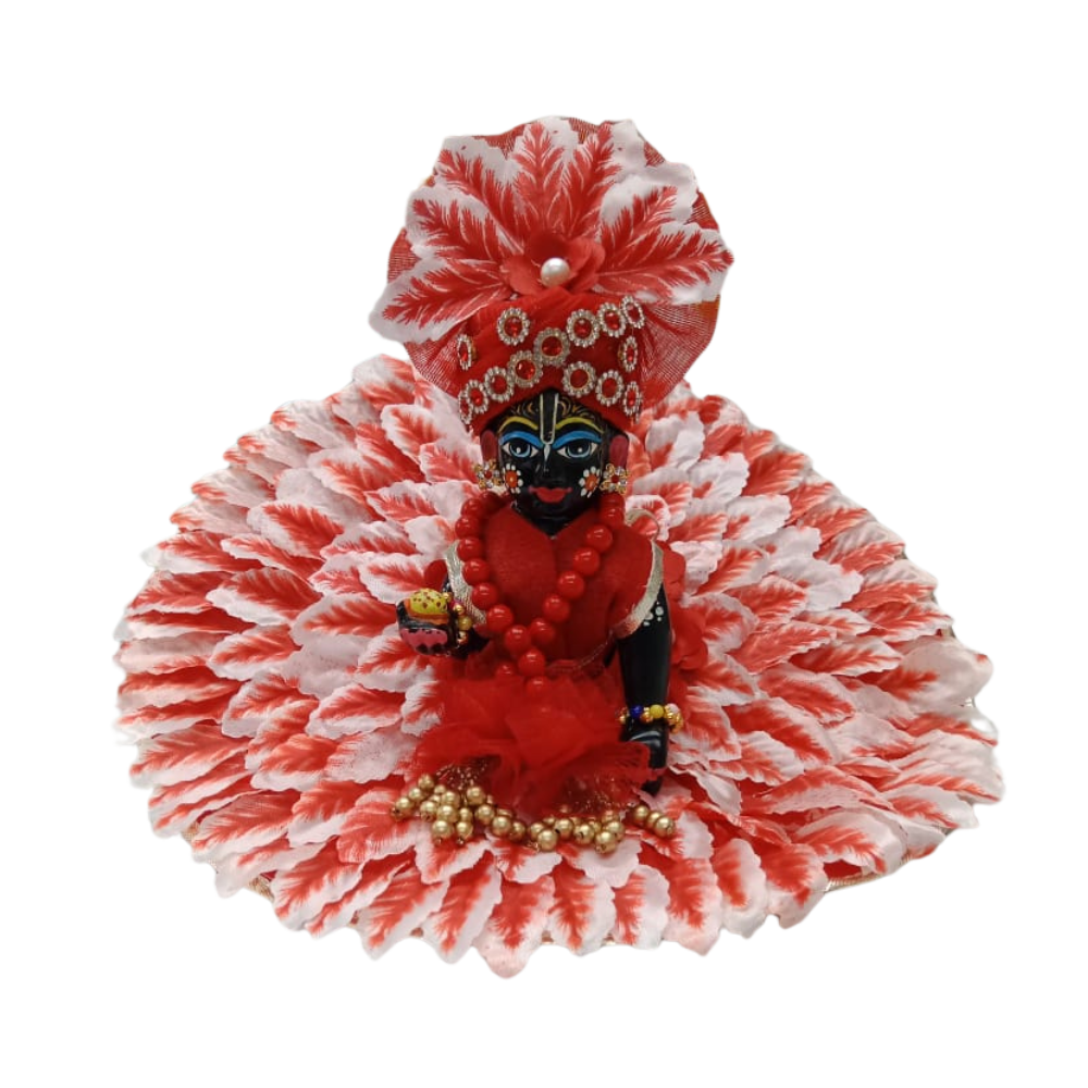 Laddu Gopal Red Poshak