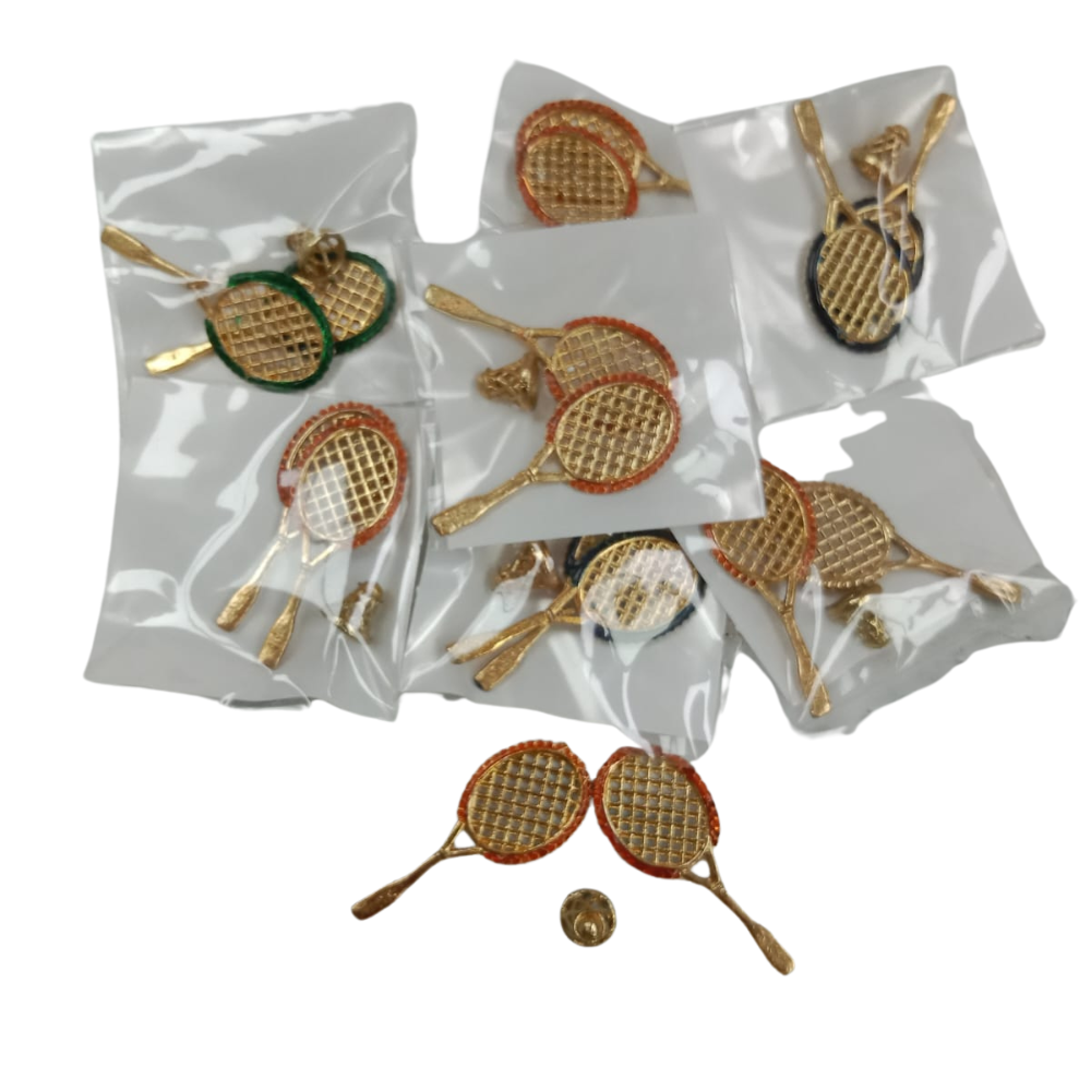 Badminton - Metal Toys for Laddu Gopal Ji