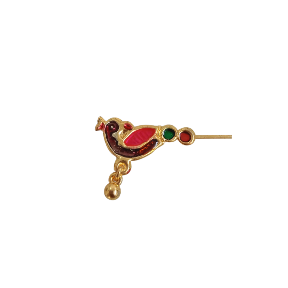 Beautiful Peacock Design Multicolor bansuri for Kanha ji | Krishna Idol Flute