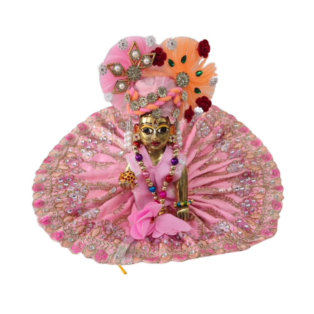Kanha Ji Pink Dress