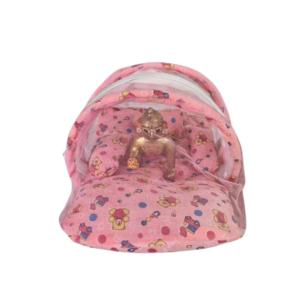 Mahashringar Kanha ji Bed | Laddu Gopal Luxury Comfortable Bed | Singhasan with Mosquito Net and 3 pillows