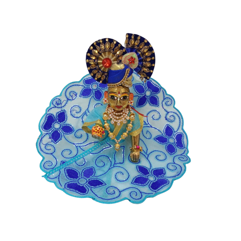 Kanha Ji Blue Dress