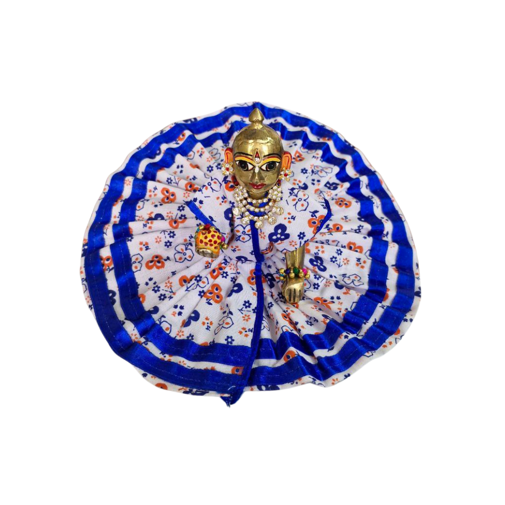 Mahashringar Flower design Laddu Gopal Dress | Size 5 | Summer Special Dress