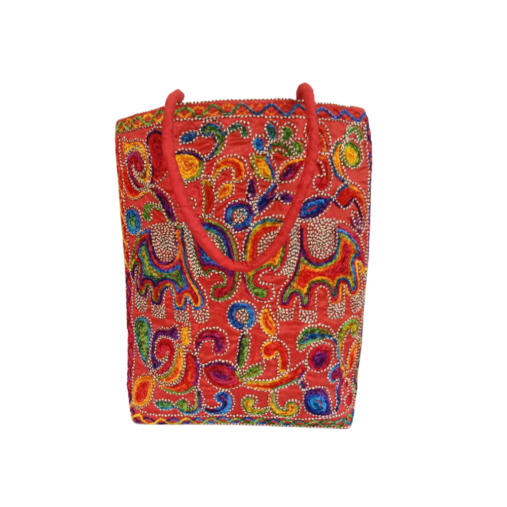 Elephant Embroidery Bag