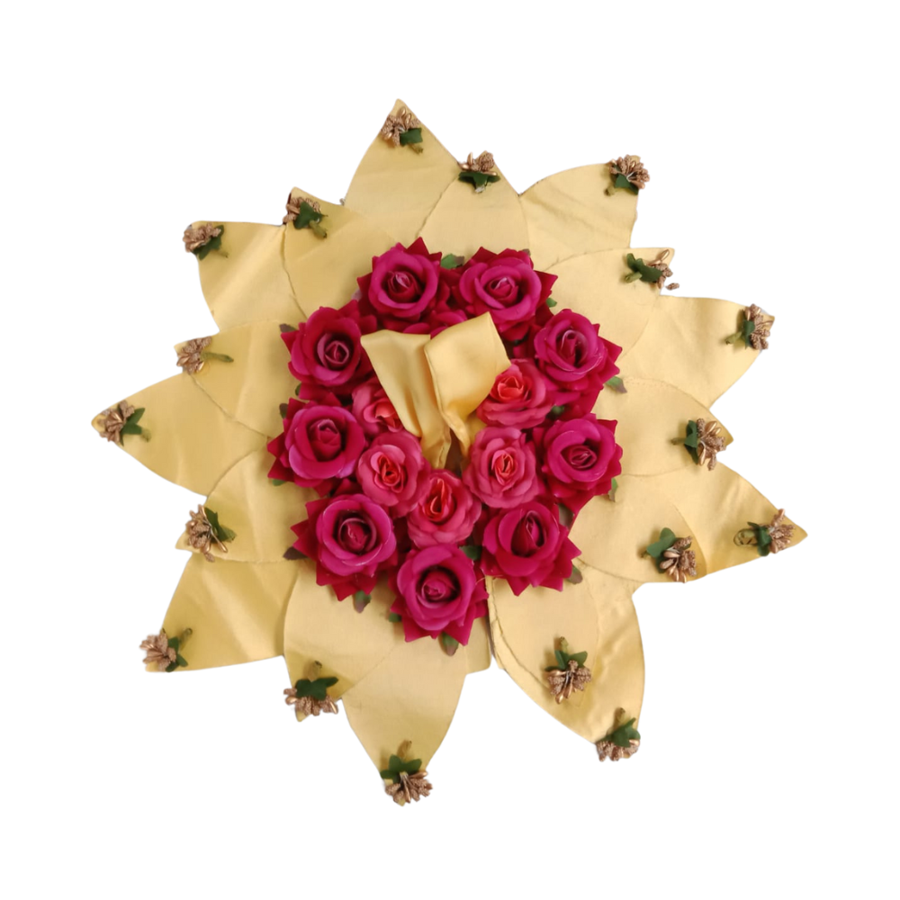 Mahashringar Rose flower design dress | Size - 7,8 | Occassion