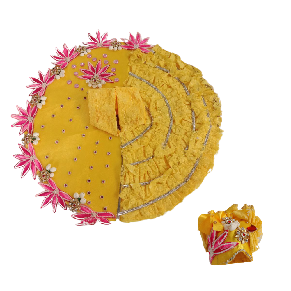 Kanha Ji Yellow dress