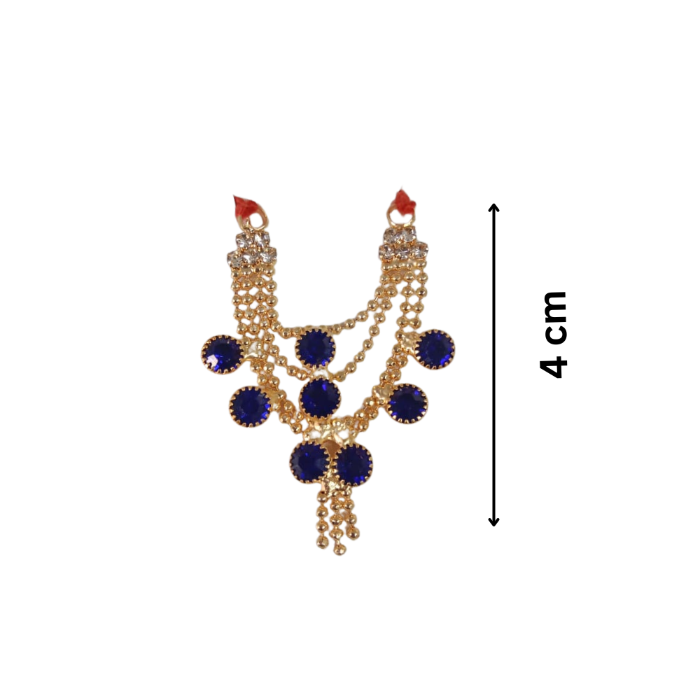 Mahashringar Stone Decorate Laddu Gopal Mala | Deity Ornament