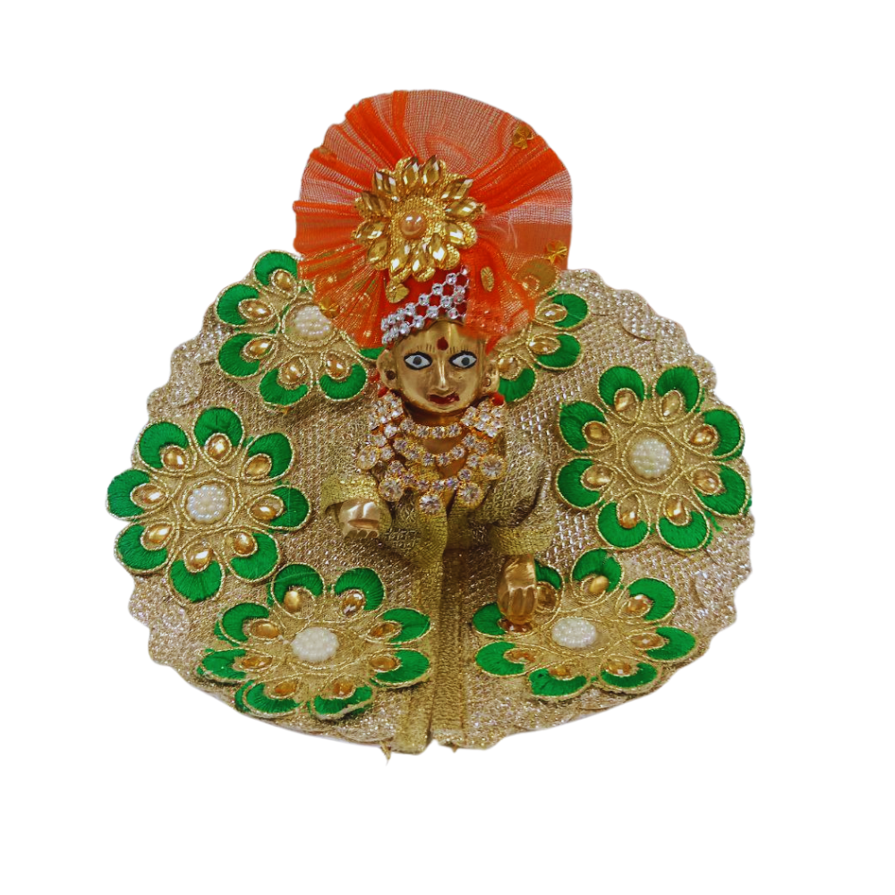 Mahashringar Stone decorated Laddu Gopal Poshak | Size -2