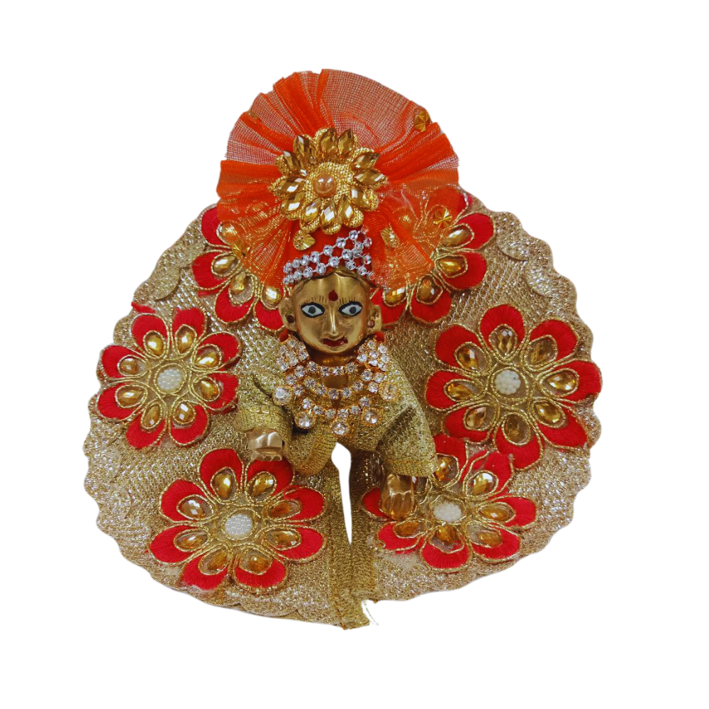 Mahashringar Stone decorated Laddu Gopal Poshak | Size -2