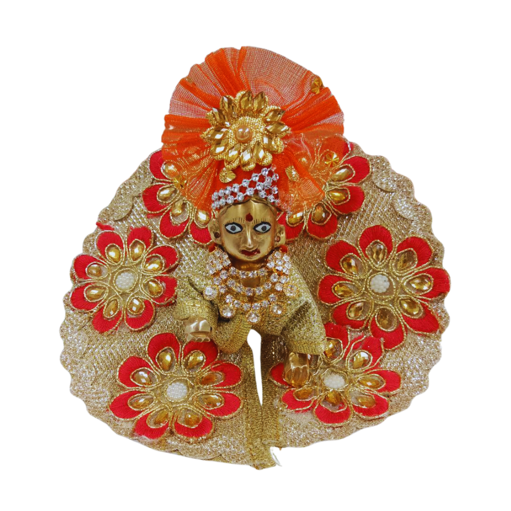 Mahashringar Stone decorated Laddu Gopal Poshak | Size -2