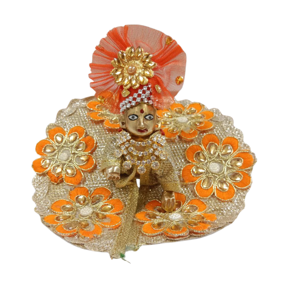 Mahashringar Stone decorated Laddu Gopal Poshak | Size -2
