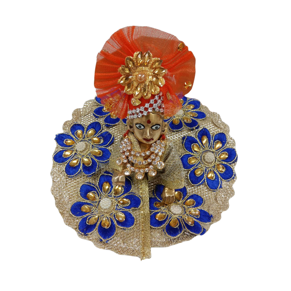 Mahashringar Stone decorated Laddu Gopal Poshak | Size -2