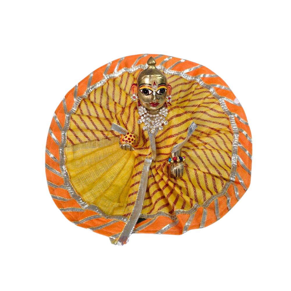 Mahashringar Summer Special Laddu Gopal Dress | Size 5 | Yellow Color