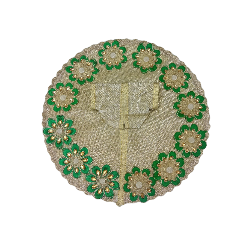 Laddu Gopal Zari Embroidery Design Dress | Size 5 | Occasion