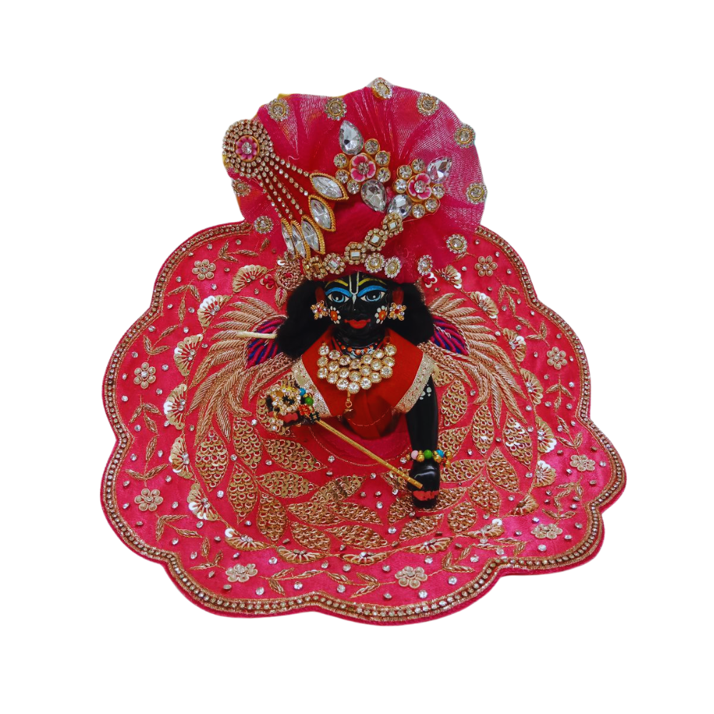Laddu gopal Pink dress