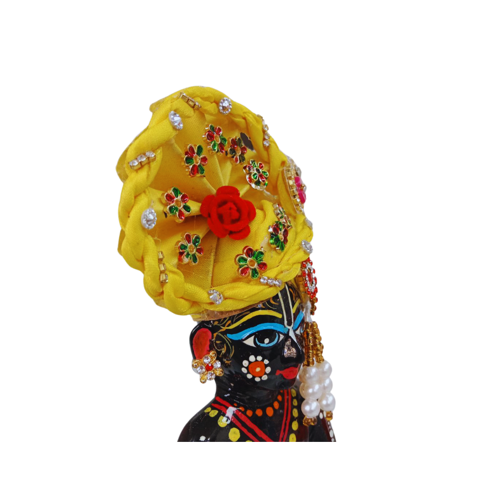 Mahashringar Laddu Gopal Designer Mukut | Yellow Color | Size- 1, 2, 5