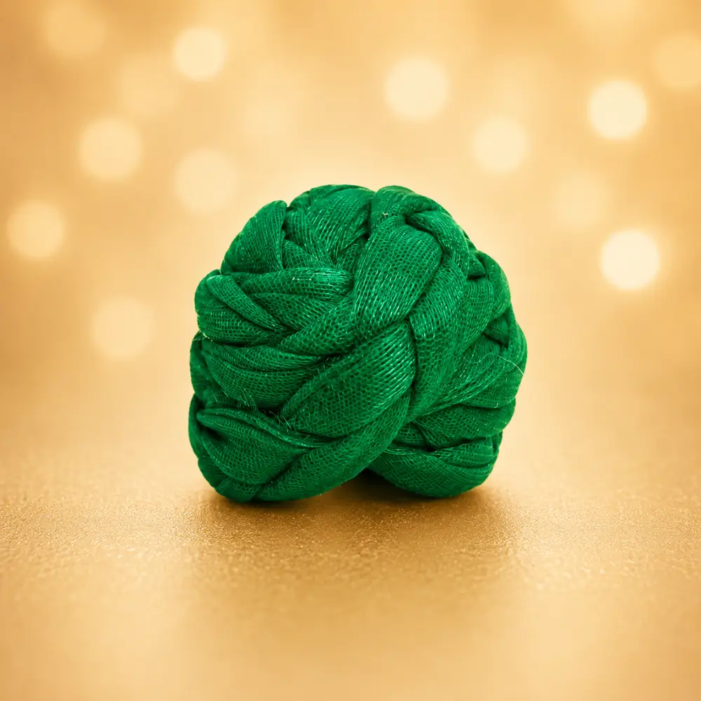 laddu gopal green pagdi front view