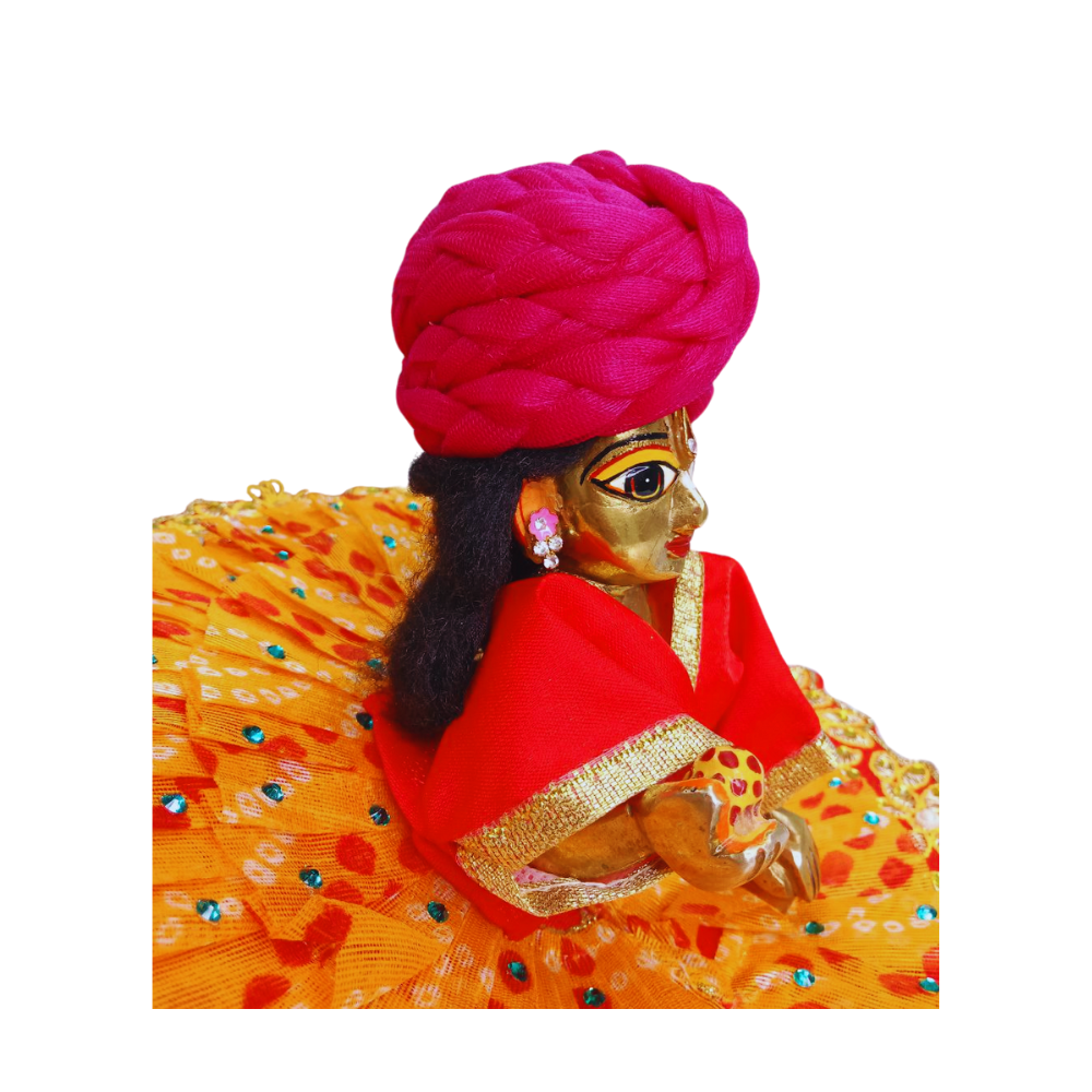Laddu Gopal Pagdi, Pink Color Mukut (2)