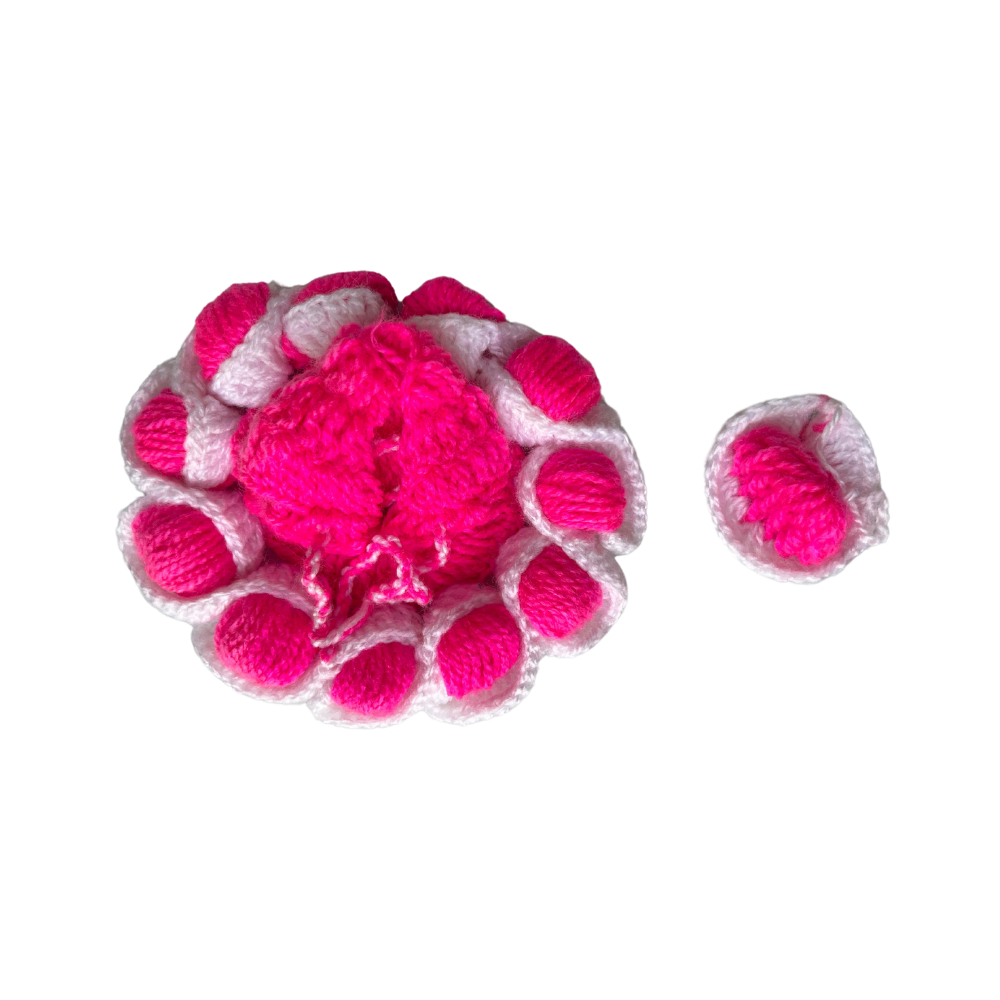 Kanha JI Winter Dress Wite and Pink Color Dress with Cap (2)