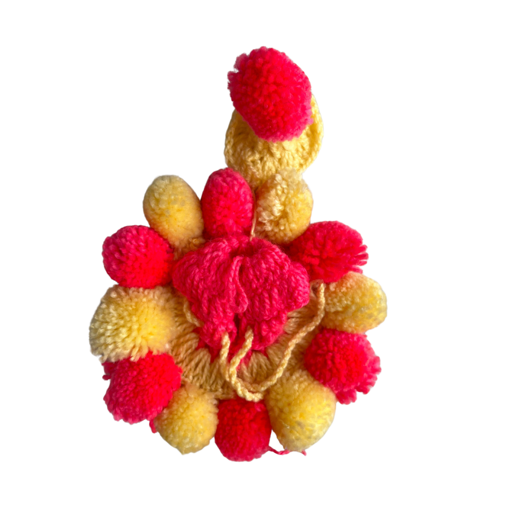 Laddu Gopal WOOllen Dress with Cap and Pink Color Dress Size 2 (3)