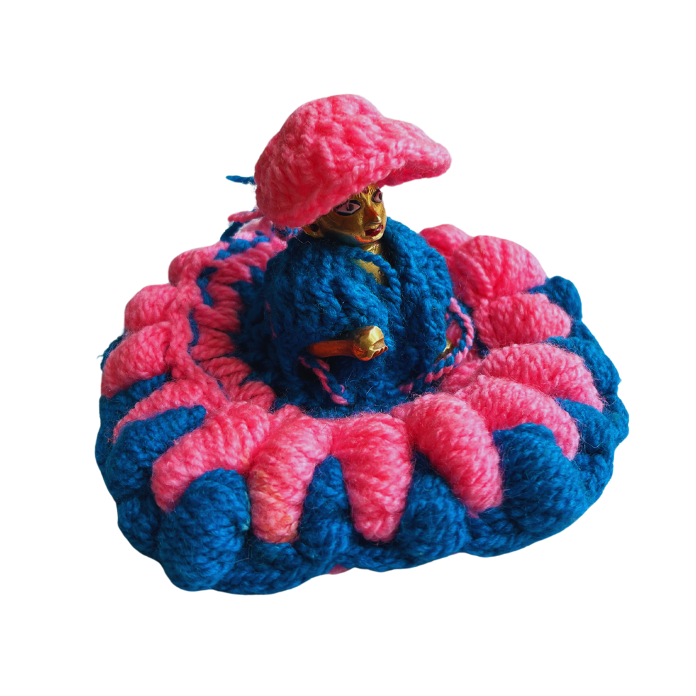 Sky Blue and Pink Color Dress (1)