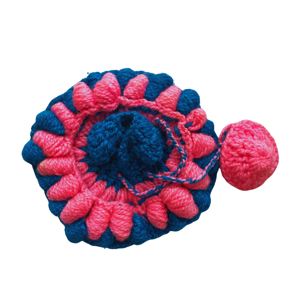 Sky Blue and Pink Color Dress (3)