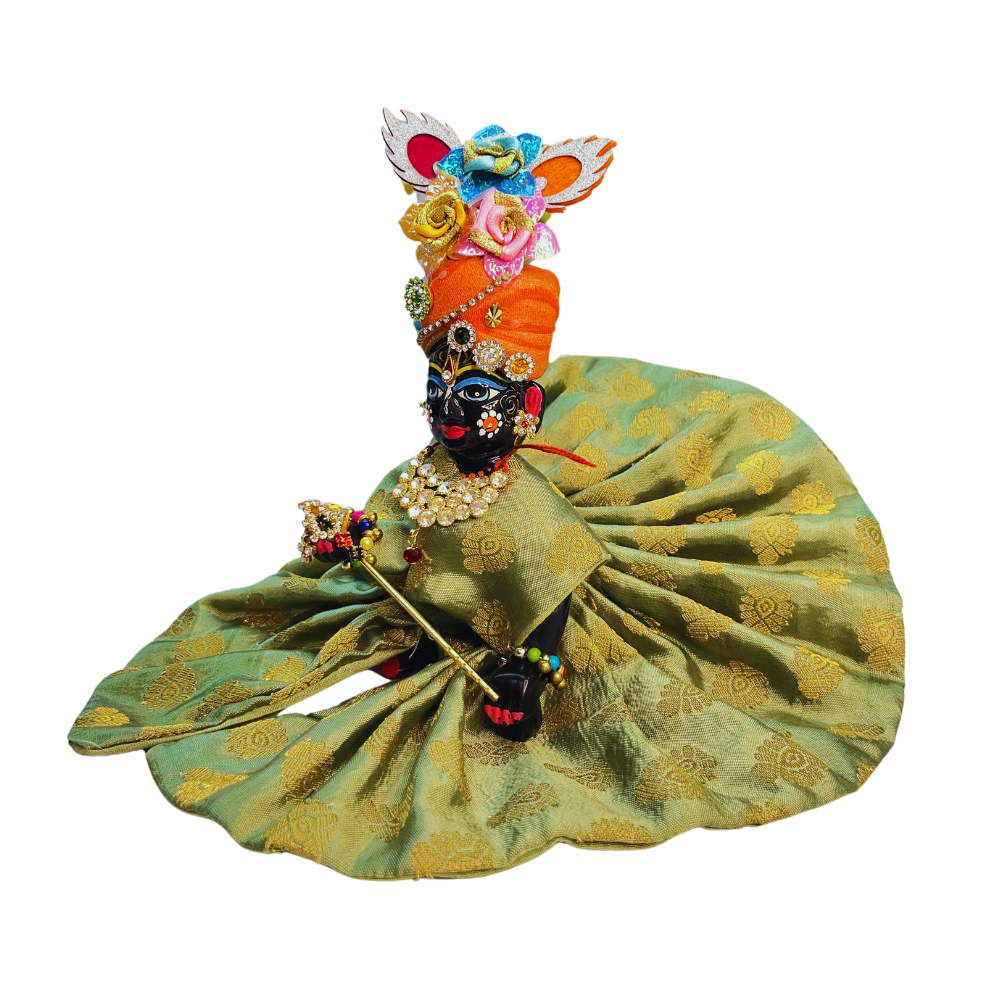 Laddu Gopal Sea Green Dress (1)