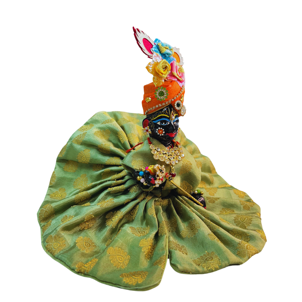 Laddu Gopal Sea Green Dress (2)