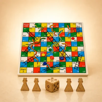 Laddu Gopal Snake and Ladder Mini Board Game