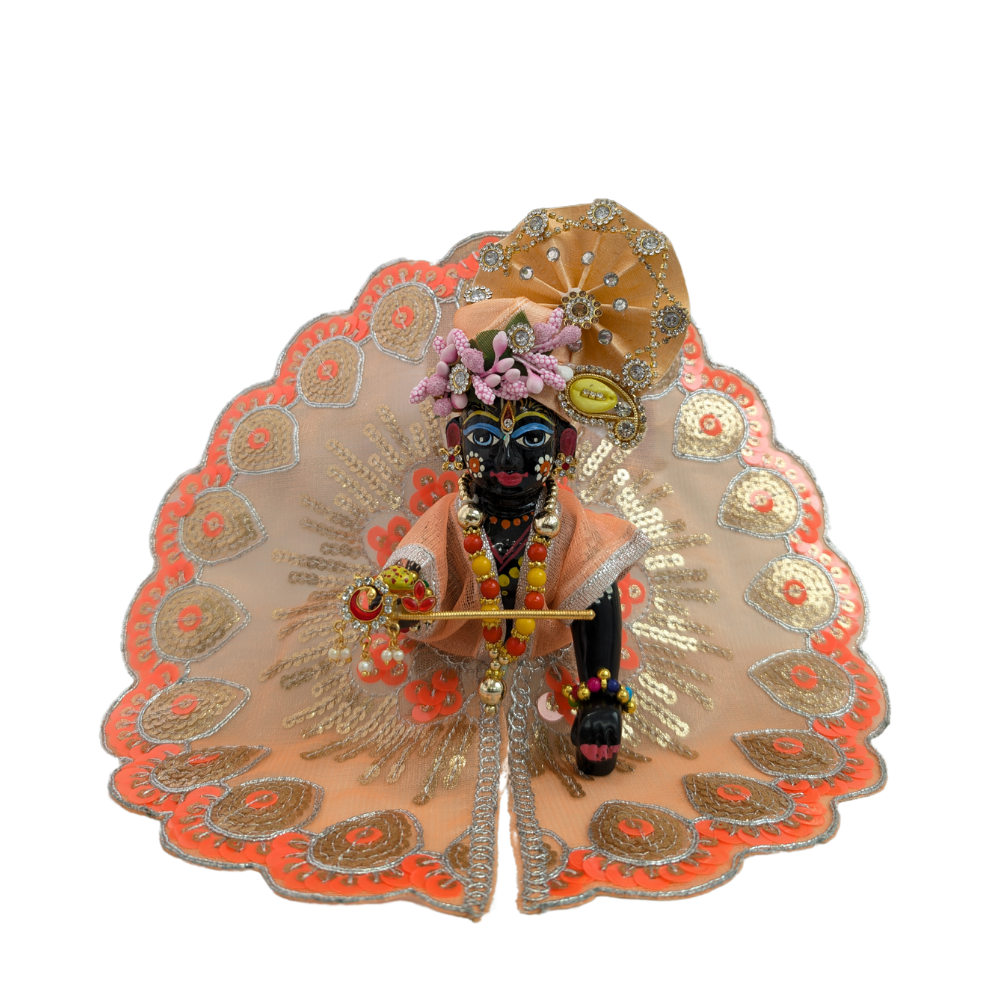 Orange Dress for Laddu Gopal