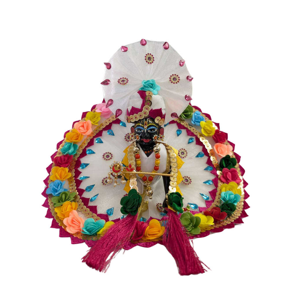 Laddu Gopal White Dress