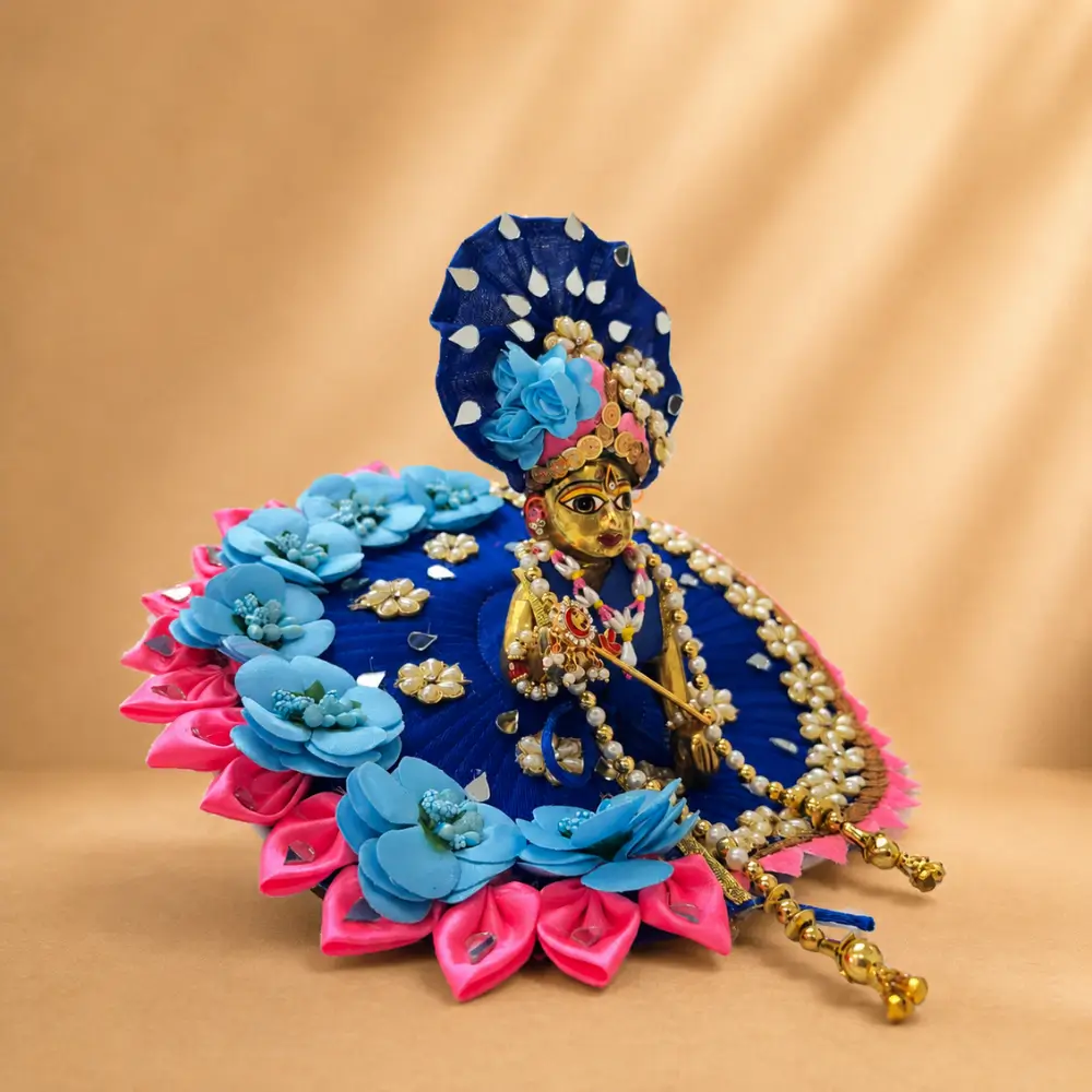 royal blue premium laddu gopal poshak janmashtami