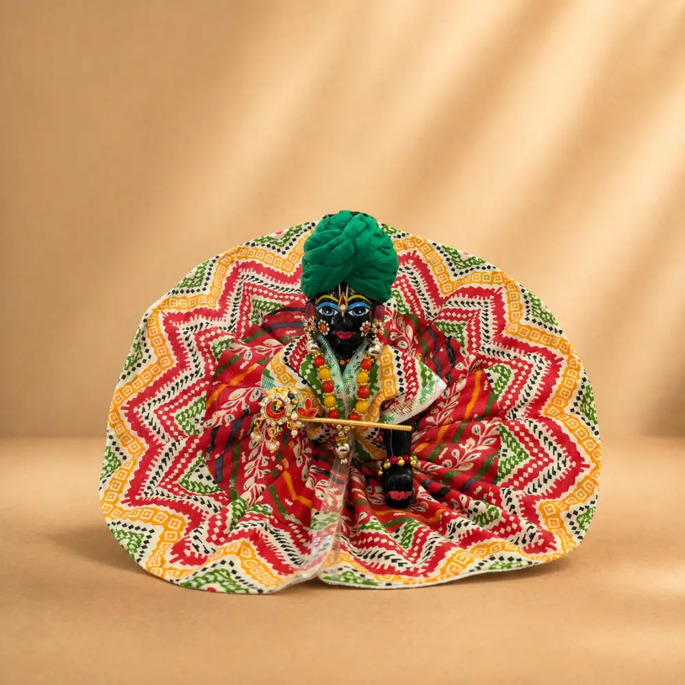 Cotton Printed Traditional Laddu Gopal Designer Poshak