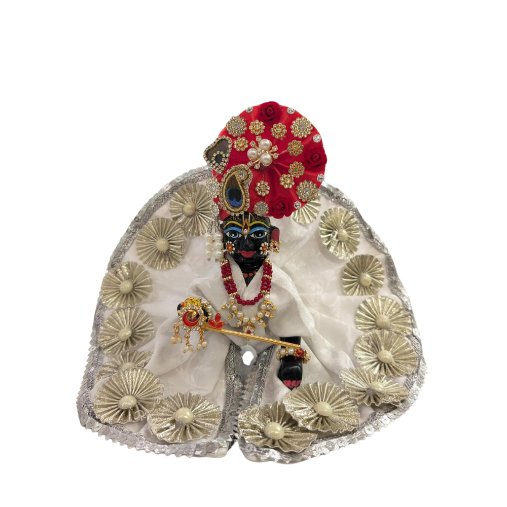 Laddu Gopal White Dress