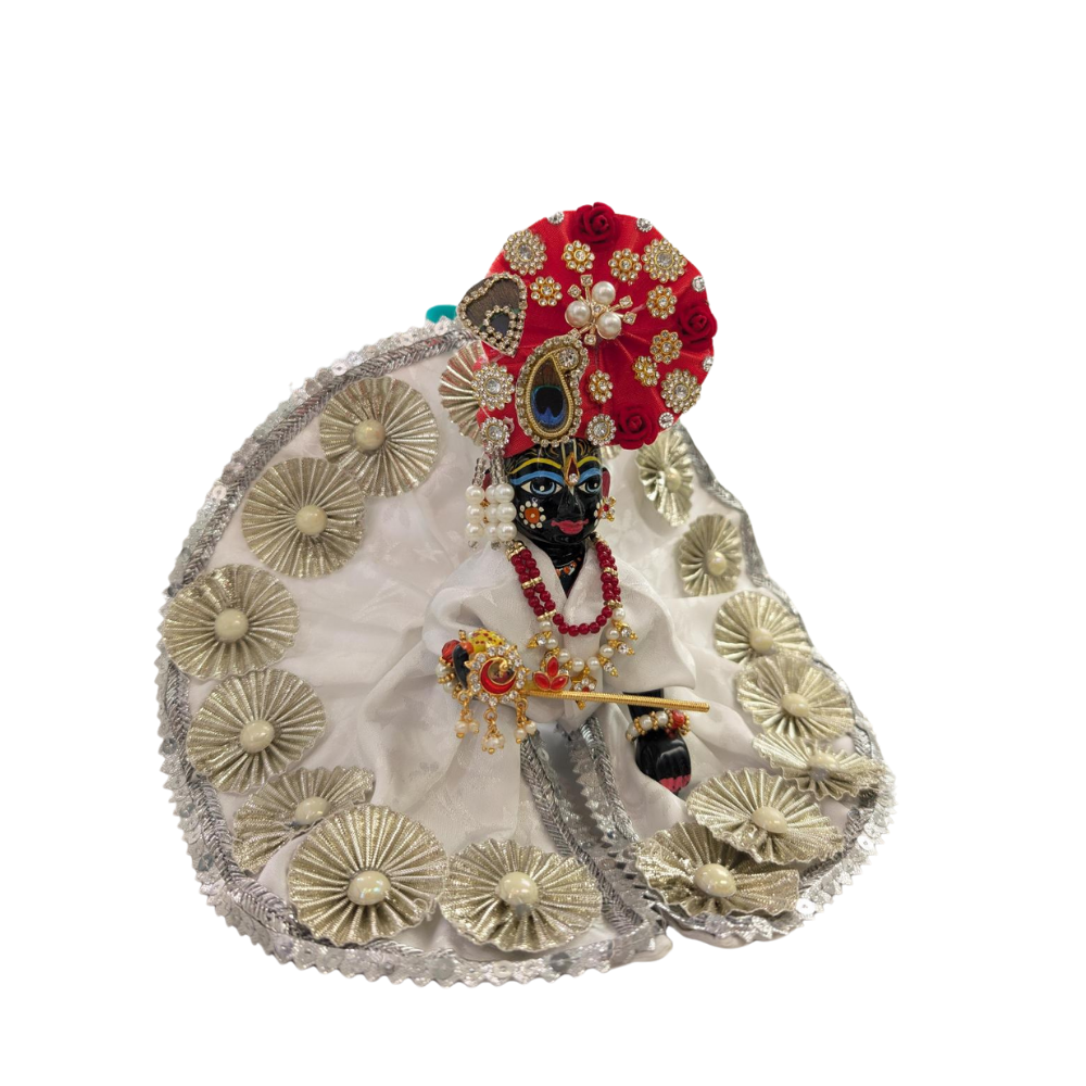 Laddu Gopal White Dress