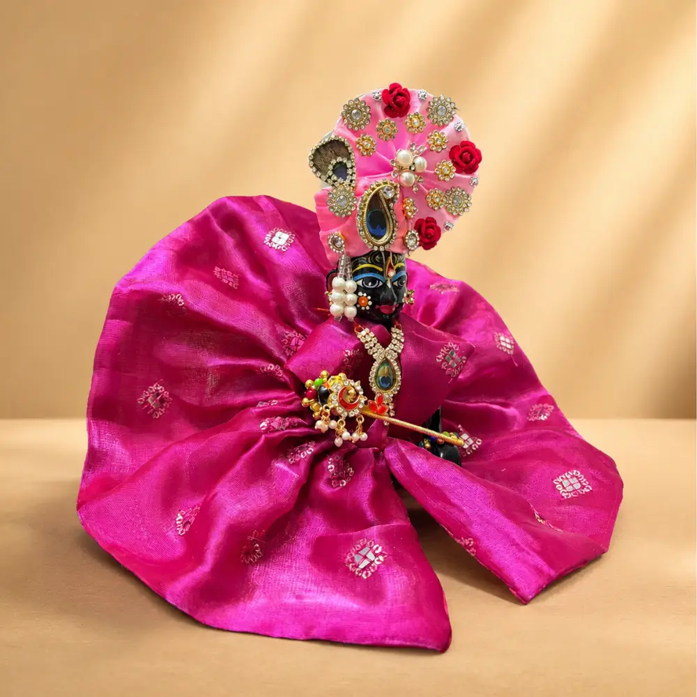 rani pink laddu gopal poshak
