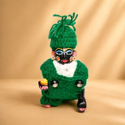 Laddu Gopal Woolen Jump Suit with Cap