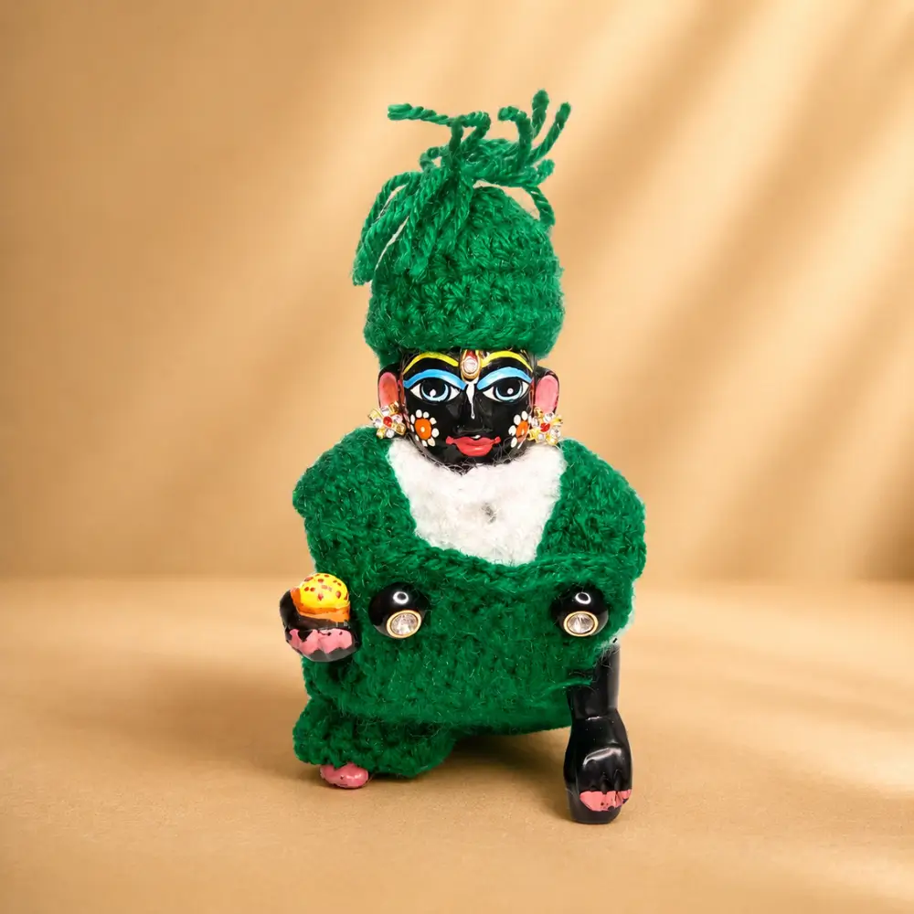 Laddu Gopal Woolen Jump Suit with Cap
