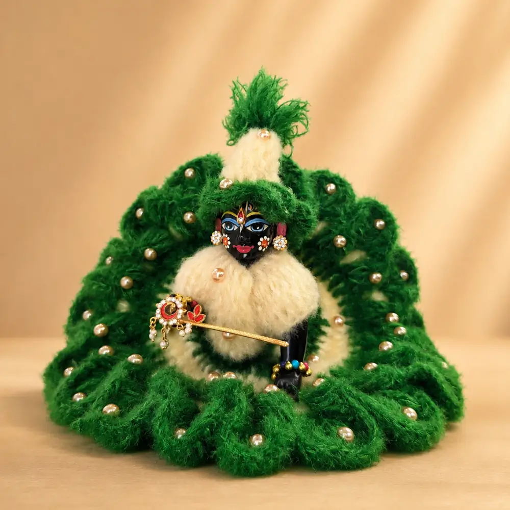 laddu gopal woolen winter dress
