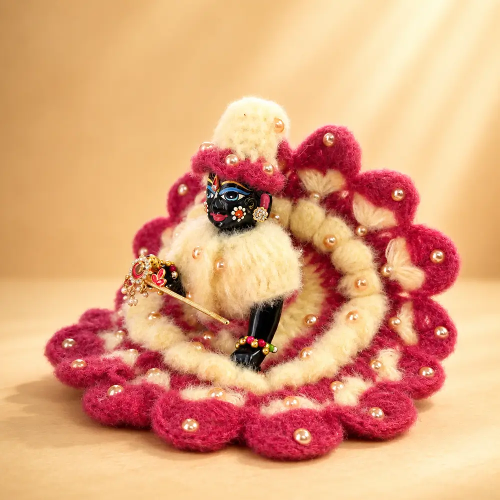 premium woolen laddu gopal poshak