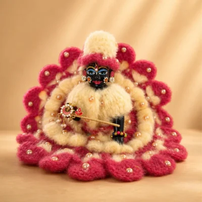 handmade woolen laddu gopal winter dress