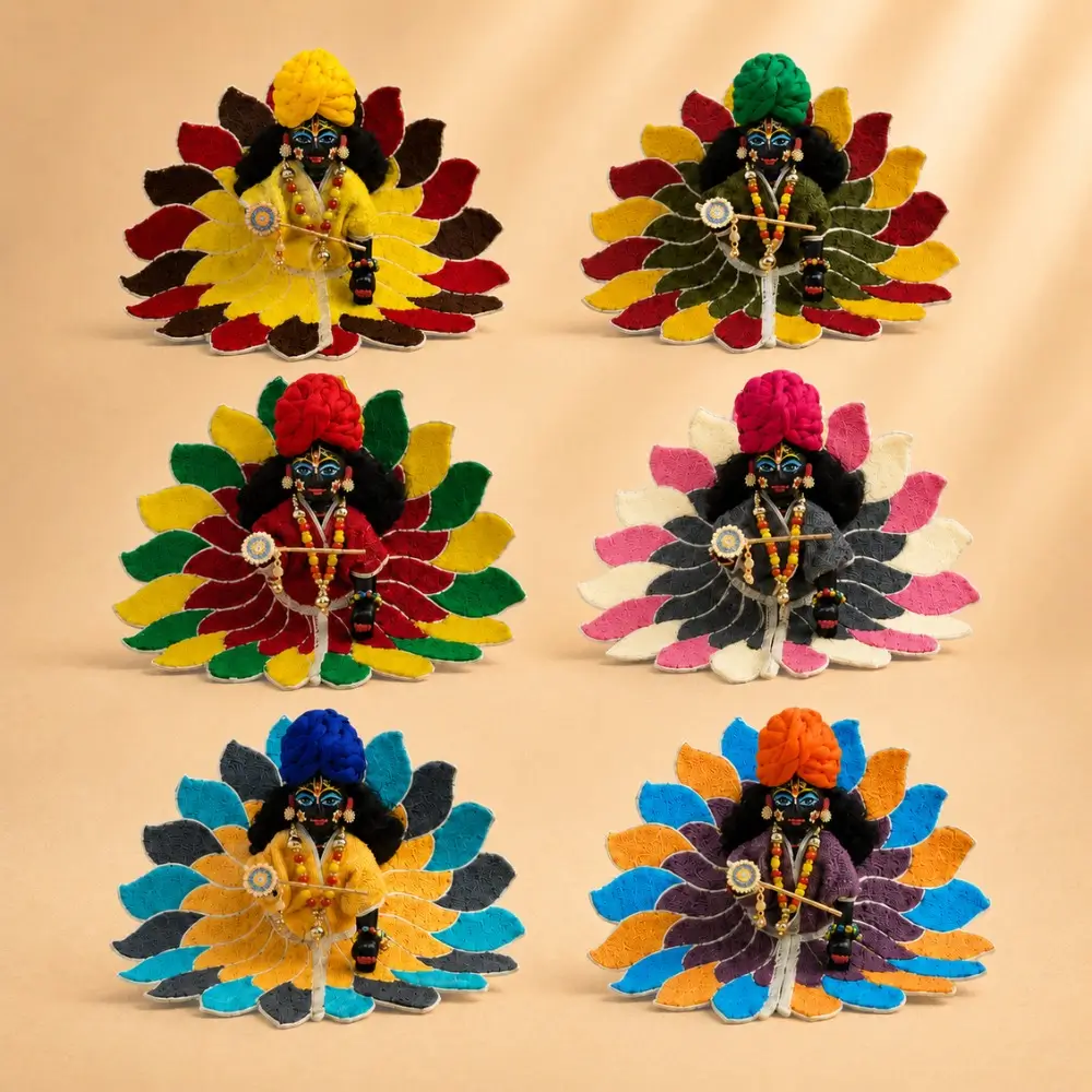 Premium Flower Multicolor Laddu Gopal Dress