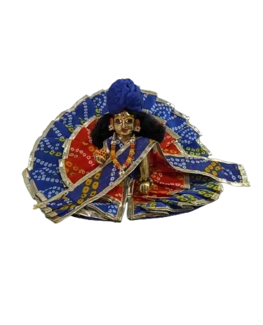 Blue Cotton Poshak for Laddu Gopal