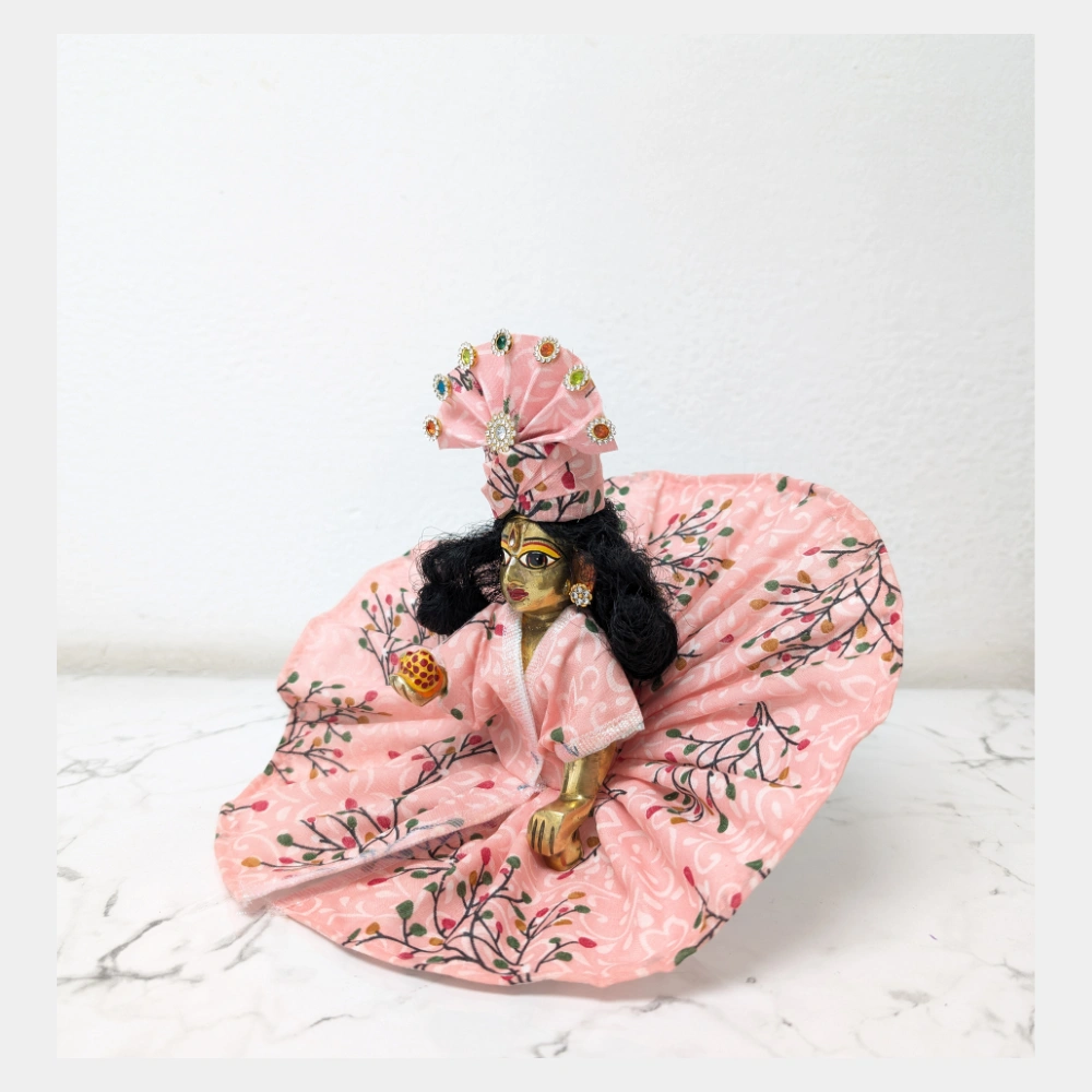 thakur ji size 4 5 pink summer special designer poshak.webp
