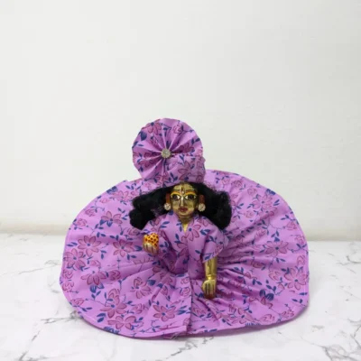 lavender purple floral laddu gopal summer dress size 0 1 2 4 5.webp