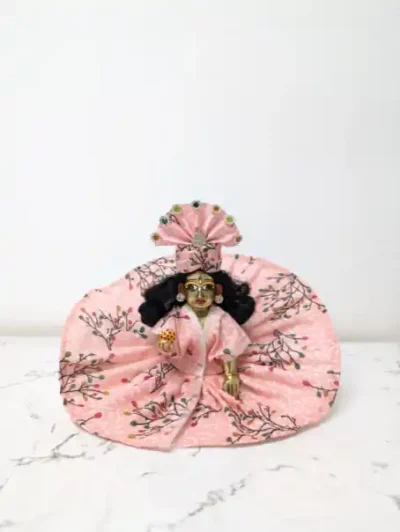 kanha ji size 2 pink cotton floral print summer poshak